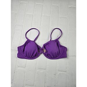 Shade & Shore Purple Underwired Bikini Top 36B
